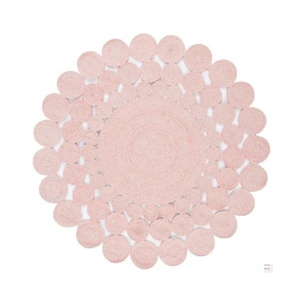 Safavieh 5 x 5 ft. Cape Cod Round Area Rug, Pink - CAP226U-5R