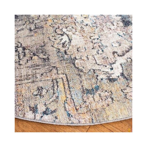 Safavieh 4 x 6 ft. Bristol Rectangle Power Loomed Rug Blue & Grey - BTL487L-4