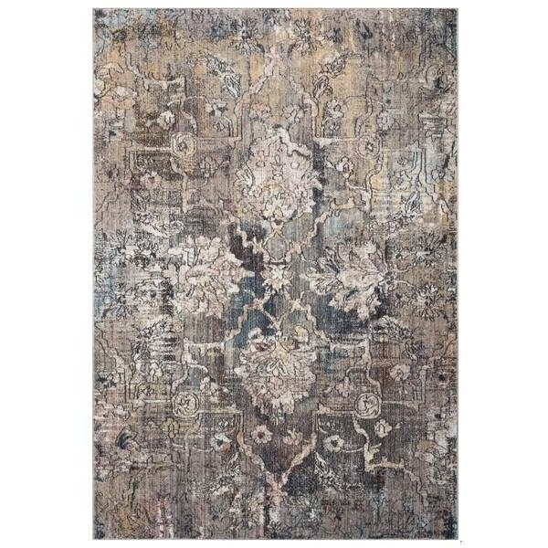 Safavieh 4 x 6 ft. Bristol Rectangle Power Loomed Rug Blue & Grey - BTL487L-4