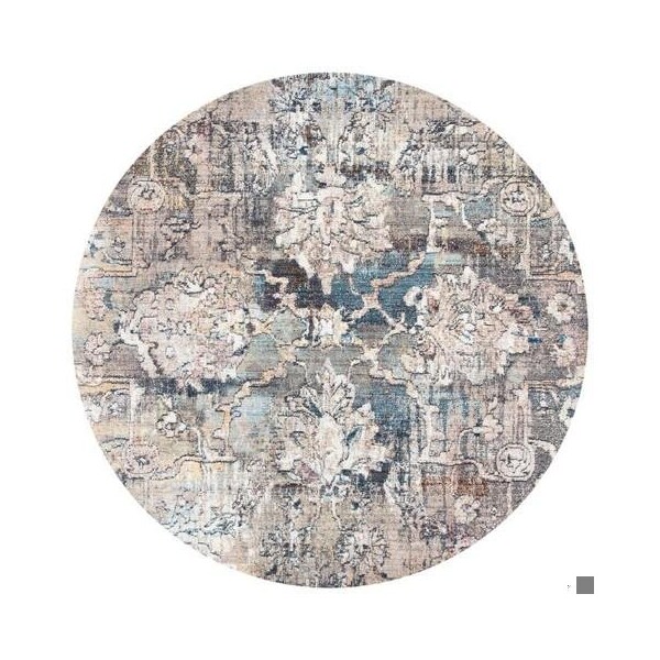 Safavieh 4 x 6 ft. Bristol Rectangle Power Loomed Rug Blue & Grey - BTL487L-4