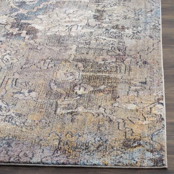 Safavieh 4 x 6 ft. Bristol Rectangle Power Loomed Rug Blue & Grey - BTL487L-4