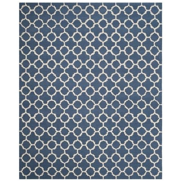 Safavieh Cambridge Hand Tufted Accent Rugs, Navy and Ivory - 2 x 3 ft. - CAM130G-2