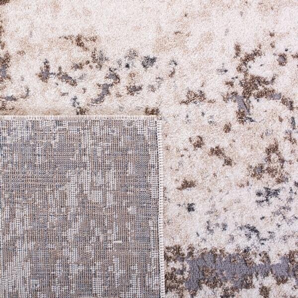 Safavieh 4 x 6 ft. Aston 700 Rectanglar Modern Contemporary Rug Ivory & Grey - ASN799A-4