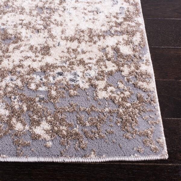 Safavieh 4 x 6 ft. Aston 700 Rectanglar Modern Contemporary Rug Ivory & Grey - ASN799A-4