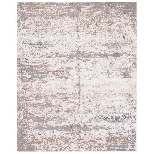 Safavieh 4 x 6 ft. Aston 700 Rectanglar Modern Contemporary Rug Ivory & Grey - ASN799A-4