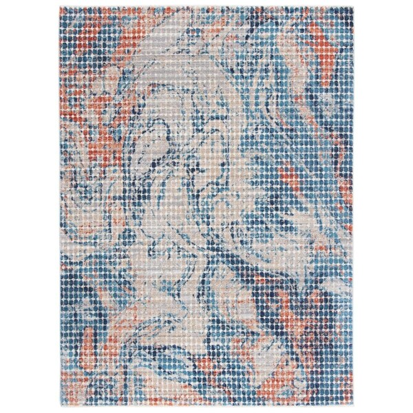 Safavieh 5 ft.-3 in. x 7 ft.-6 in. Madison 400 TransitionalRectangle Rug, Grey & Blue - MAD492F-5