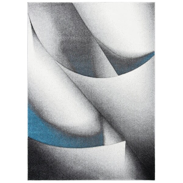 Safavieh Modern Hollywood Area Square Rug, Grey & Blue - 6 ft. -7 in. x 6 ft. -7 in. - HLW716M-7SQ