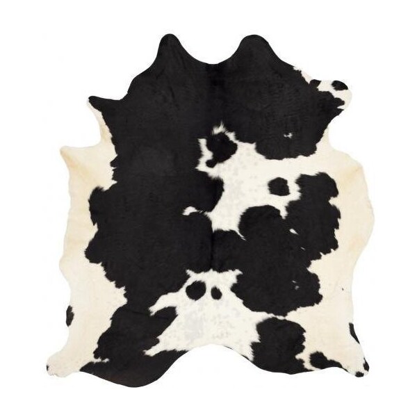 Safavieh 4 Ft. - 6 In. x 6 Ft. - 6 In. Small Rectangle- Contemporary Cow Hide Black And White Hand Woven Rug - COH211B-5