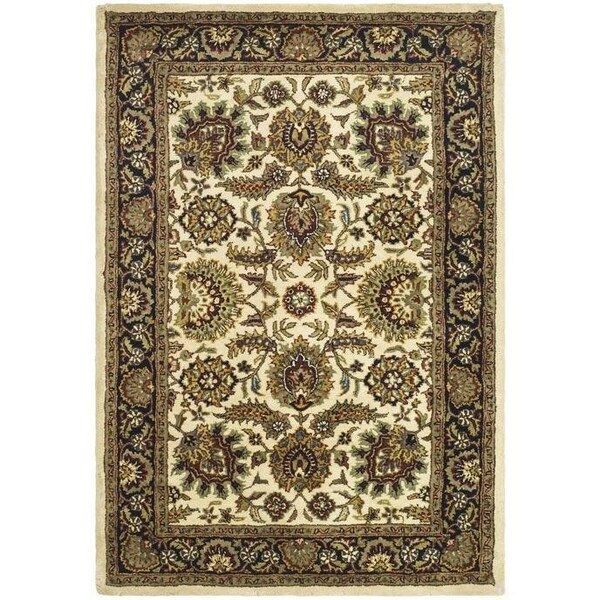 Safavieh 2 Ft. - 3 In. x 8 Ft. Runner- Traditional Classic Ivory And Navy Hand Tufted Rug - CL359E-28