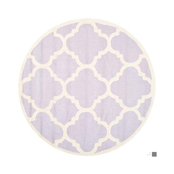 Safavieh Cambridge Hand Tufted Runner Rug- Lavander - Ivory- 2 ft. 6 in. x 10 ft. - CAM140C-210