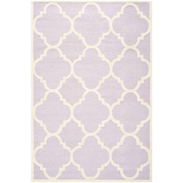Safavieh Cambridge Hand Tufted Runner Rug- Lavander - Ivory- 2 ft. 6 in. x 10 ft. - CAM140C-210