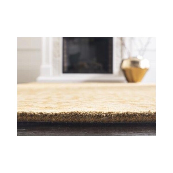 Safavieh 2 ft.-3 in. x 14 ft. Runner Traditional Antiquity- Gold and Beige Hand Tufted Rug - AT411A-214