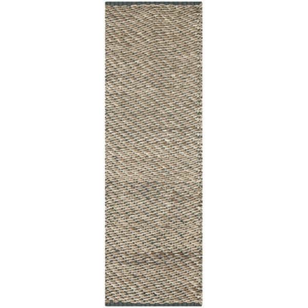 Safavieh 4 x 6 ft. Small Rectangle Casual Blue and Natural Fiber Rug - NF454A-4