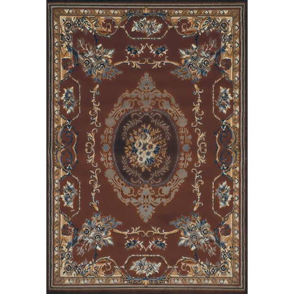 Rlm Distribution 1 ft. 10 in. x 3 ft. Manhattan Lexington Accent Rug, Brown - HO2625454