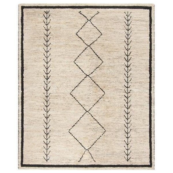 Safavieh Bohemian Hand Woven Accent RugIvory & Black 2 x 3 ft. - BOH701A-2