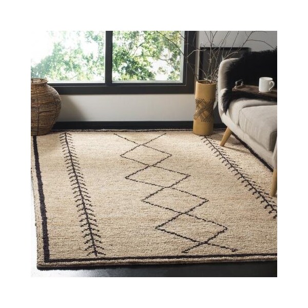 Safavieh Bohemian Hand Woven Accent RugIvory & Black 2 x 3 ft. - BOH701A-2