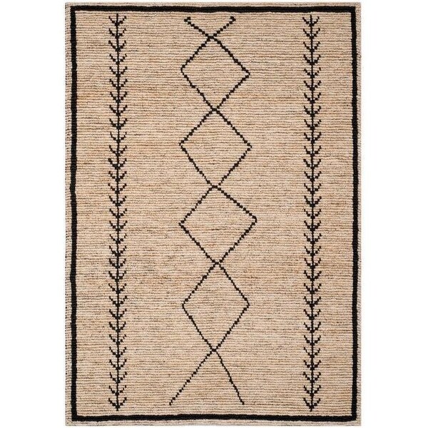 Safavieh Bohemian Hand Woven Accent RugIvory & Black 2 x 3 ft. - BOH701A-2