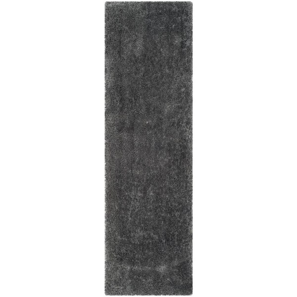 Safavieh 2 ft.-3 in. x 12 ft. Luxe Shag Hand Tufted Runner Area Rug, Grey - SGX160C-212