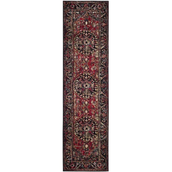 Safavieh Vintage Hamadan Runner Rug, Red and Multicolor - 2 ft.-3 in. x 20 ft. - VTH215A-220