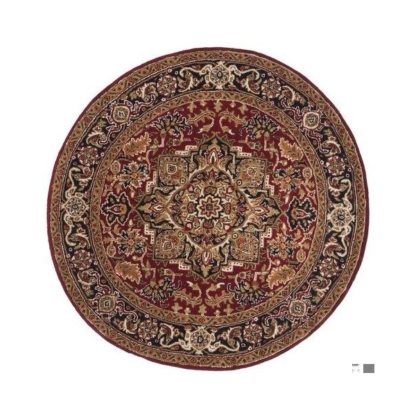 Safavieh 2 Ft. - 3 In. x 8 Ft. Runner- Traditional Classic Red And Navy Hand Tufted Rug - CL763B-28