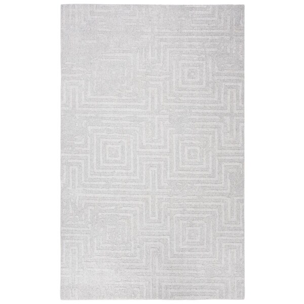 Safavieh 8 x 10 ft. Mirage Hand Loomed Rectangle RugGrey - MIR651F-8