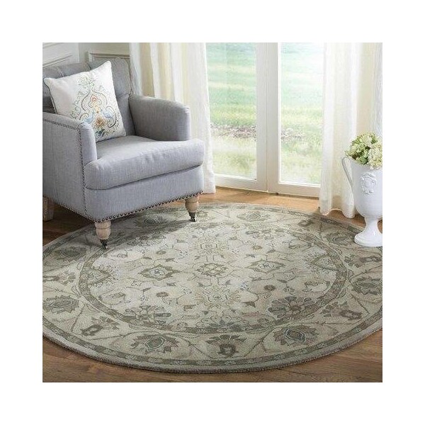 Safavieh Anatolia Medium Rectangle Area RugBeige & Beige 5 x 8 ft. - AN586G-5