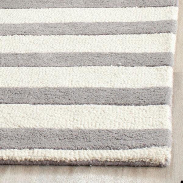 Safavieh Cambridge Hand Tufted Runner Rug, Grey and Ivory - 2 ft.-6 in. x 10 ft. - CAM154A-210