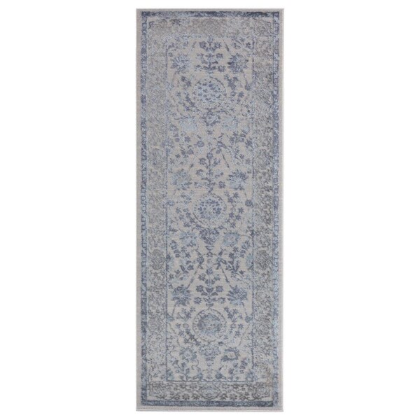 Manmade Cascades Shasta Blue Runner Rug, 2 ft. 7 in. x 7 ft. 2 in. - MA2625720