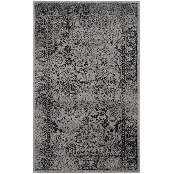 Safavieh Adirondack Runner Rug, Grey and Black - 2 ft. 6 in. x 18 ft. - ADR109B-218