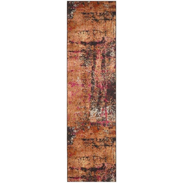 Safavieh 2 ft. - 2 in. x 10 ft. Monaco Power Loomed Runner Rug - Multi Color - MNC221F-210