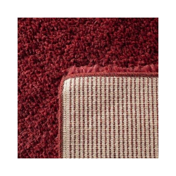 Safavieh August Shag Power Loomed Runner Area RugBurgundy 2 ft.-3 in. x 8 ft. - AUG900S-28