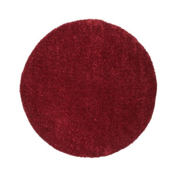 Safavieh August Shag Power Loomed Runner Area RugBurgundy 2 ft.-3 in. x 8 ft. - AUG900S-28