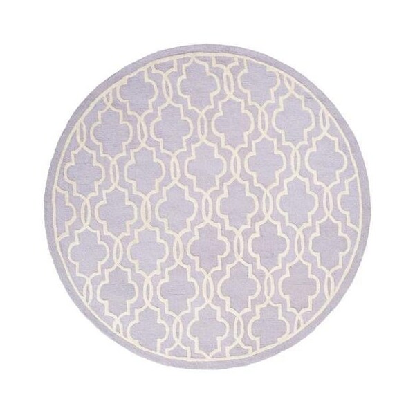 Safavieh Cambridge Hand Tufted Runner Rugs, Lavander and Ivory - 2 ft.-6 in. x 8 ft. - CAM131C-28