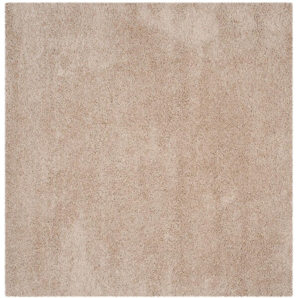 Safavieh Laguna Shag Square Area Rug, Sand - 6 ft.-7 in. x 6 ft.-7 in. - SGL303C-7SQ