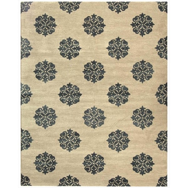 Safavieh 8 ft. 3 in. x 11 ft. Large Rectangle Contemporary Soho Silver Hand Tufted Rug - SOH424C-9