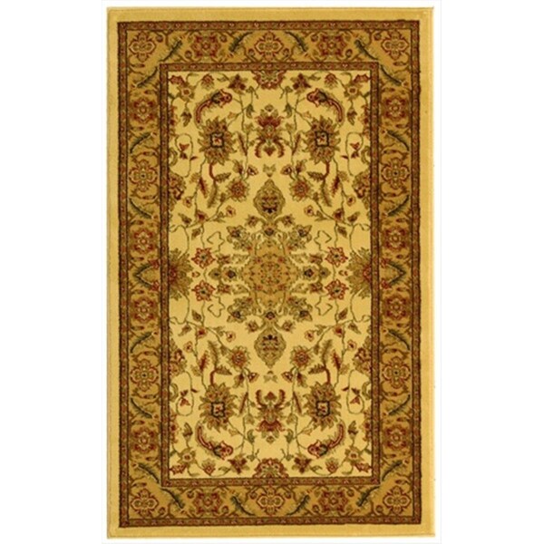 Safavieh 2 ft. 3 in. x 20 ft. Runner Lyndhurst Creme and Tan Traditional Rug - LNH211A-220