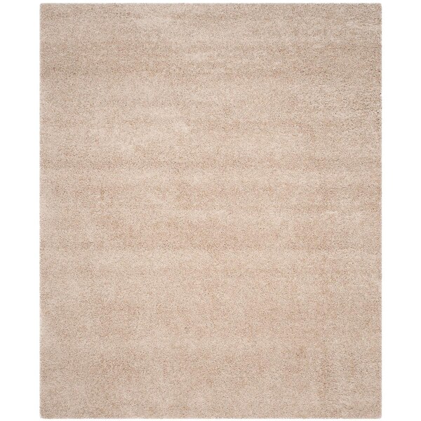 Safavieh Laguna Shag Large Rectangle Area Rug; Sand - 8 x 10 ft. - SGL303C-8
