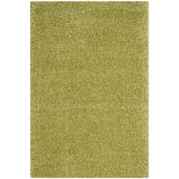 Safavieh 8 X 10 Ft. Santa Monica Shag Power Loomed Large Rectangle Area Rug, Green - SGN725-5252-8