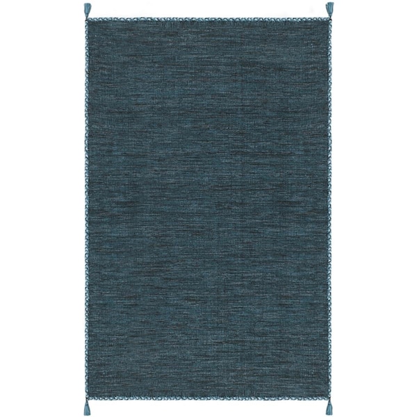 Safavieh 6 x 9 ft. Montauk 150M Hand Loomed Rectangle Area Rug Blue & Black - MTK150M-6
