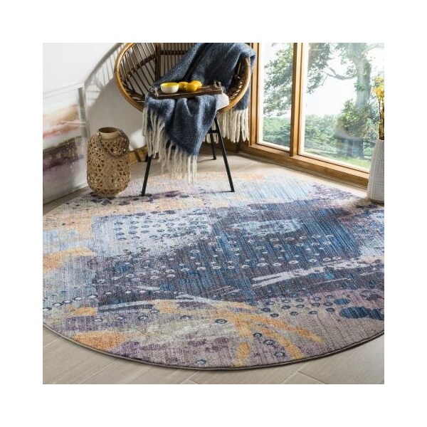 Safavieh 4 x 6 ft. Bristol Power Loomed Medium Rectangle Area Rug, Multi-Color - BTL355M-4