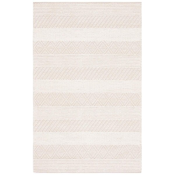 Safavieh 8 x 10 ft. Natura Hand Woven Rectangle Area Rug, Ivory - NAT212A-8
