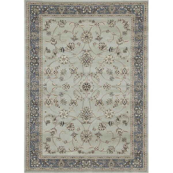 Auric Alba Rectangular Soft Mint Green Traditional Italy Area Rug, 5 ft. 5 in. W x 7 ft. 7 in. H - AU2643457