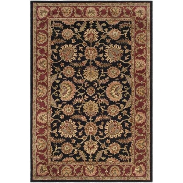 Safavieh 4 Ft. x 6 Ft. Small Rectangle- Traditional Classic Navy And Red Hand Tufted Rug - CL359A-4