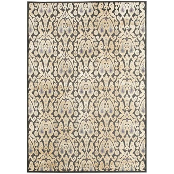 Safavieh Paradise Power Loomed Runner Rug- Charcoal - Multi- 2 ft. 7 in. x 4 ft. - PAR157-330-24