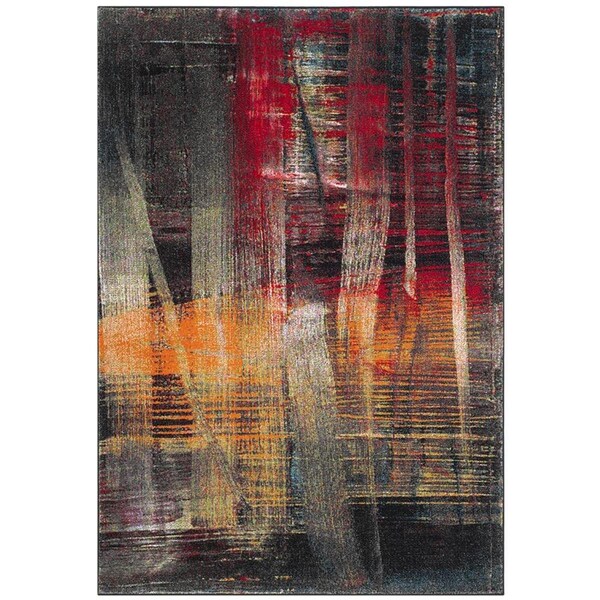 Flowers First 6 ft. 7 in. x 9 ft. Porcello Power Loomed Area Rug, Multi Color - Medium Rectangle - FL1868162