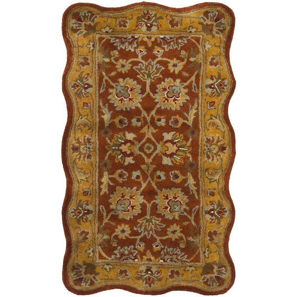 Safavieh Heritage Hand Tufted Accent RugRed & Natural 2 ft.3 in. x 4 ft. - HG820A-24S