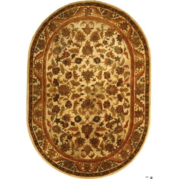 Safavieh 3 x 5 ft. Accent Traditional Antiquity- Gold Hand Tufted Rug - AT52D-3