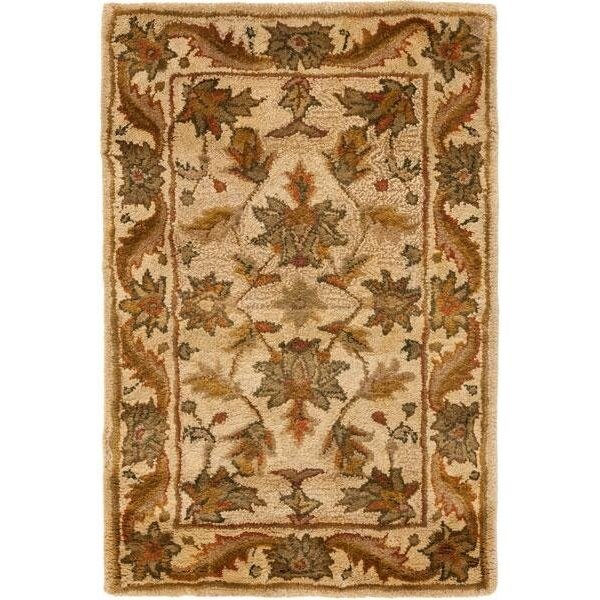 Safavieh 3 x 5 ft. Accent Traditional Antiquity- Gold Hand Tufted Rug - AT52D-3