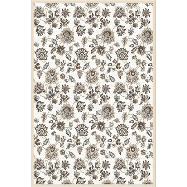 Auric Pisa Rectangular Bone Traditional Turkey Area Rug- 3 ft. 3 in. W x 4 ft. 11 in. H - AU3723236