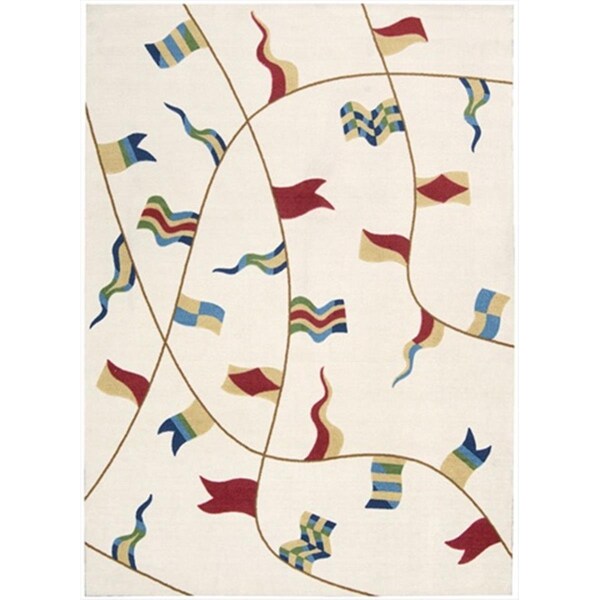 Nourison Nourison 12929 Shoreline Area Rug Collection Ivory 2 ft 6 in. x 4 ft Rectangle - 99446129291